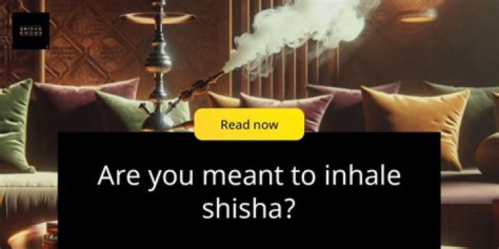 Are you meant to inhale shisha?