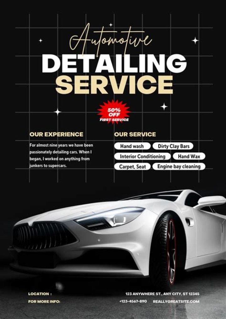 auto detailing flyer template gallery of auto detailing flyer Car