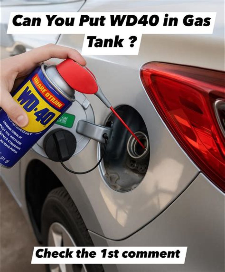 Can wd40 go in gas tank?
