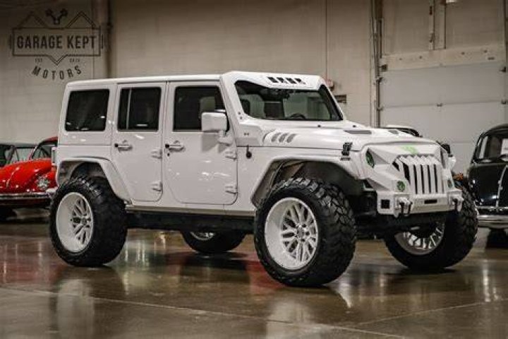 Custom Jeep Wrangler Looks Like A Red Neck Border Patrol Vehicle