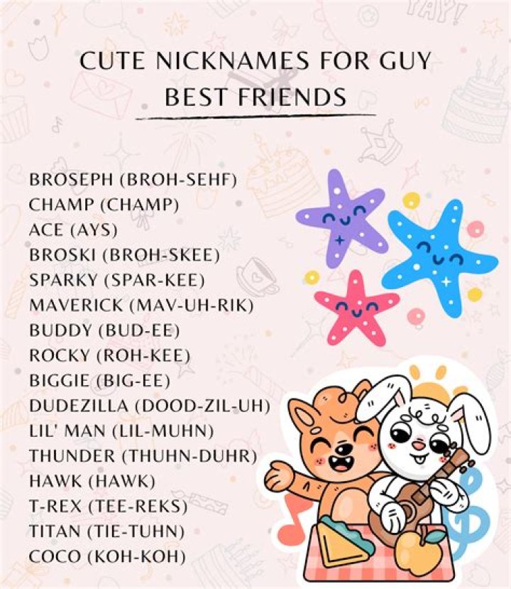 Cute Cute Funny nicknames for friends, Nicknames for boyfriends