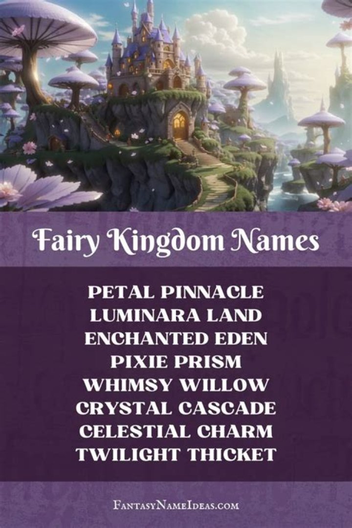 Descend Into A Realm Of Enchanting Fairytale Land Names