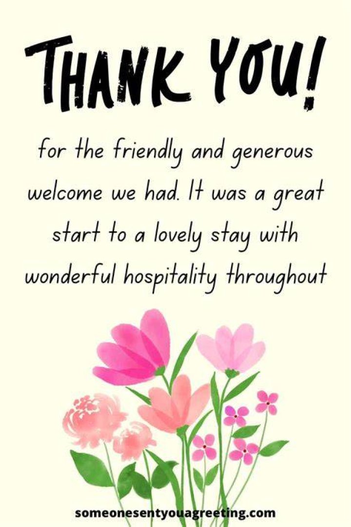 Discover The Power Of "Hospitality Thank You Quotes"