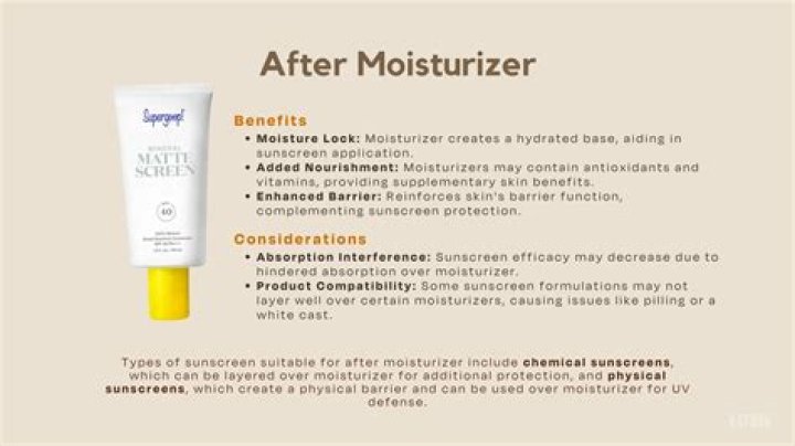 Does vitamin E go before or after moisturizer?