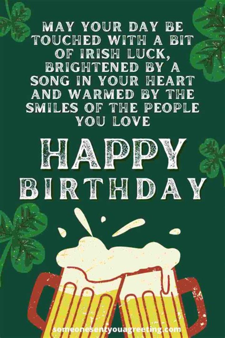 Irish Happy Birthday Quotes BirthdayBuzz