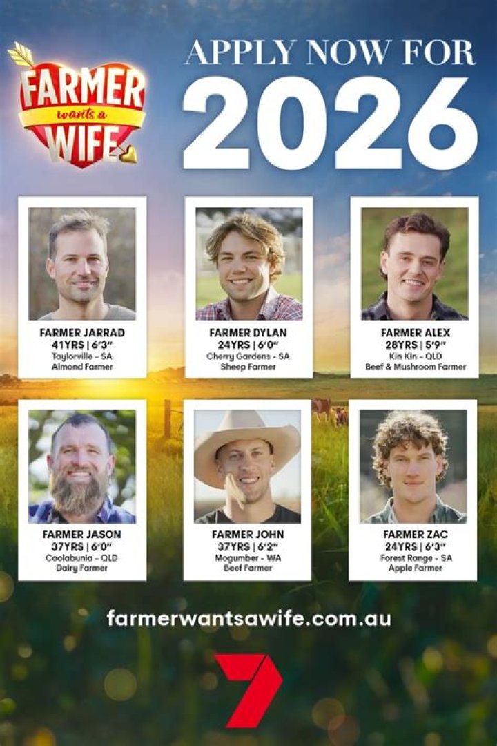 Meet The Farmers Looking For Love In "Farmer Wants A Wife" 2024