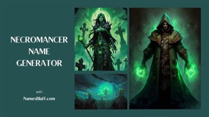 Necromancer Name Generator Cool Necromancer Names Ideas