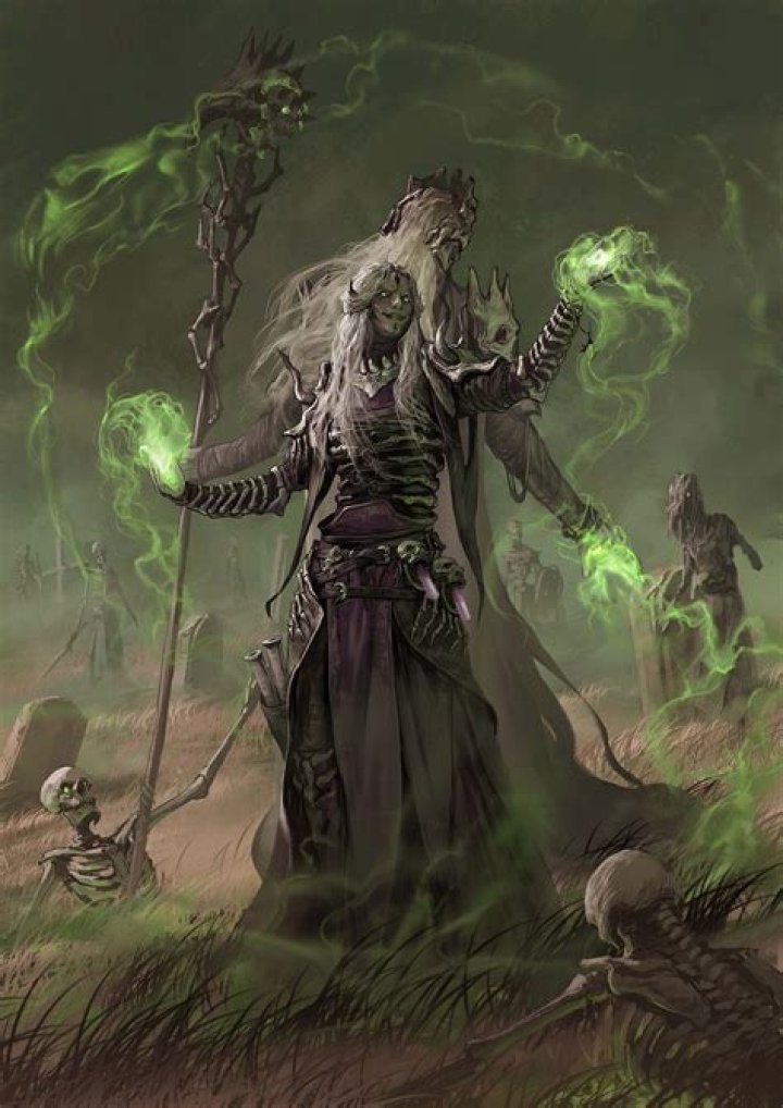 Oniric Realms Necromancer, Fantasy monster, Fantasy creatures
