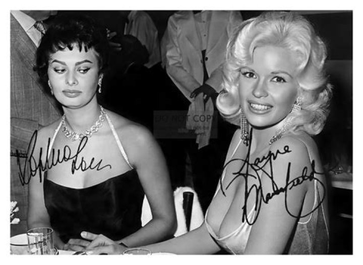 Sophia Loren And Jane Mansfield