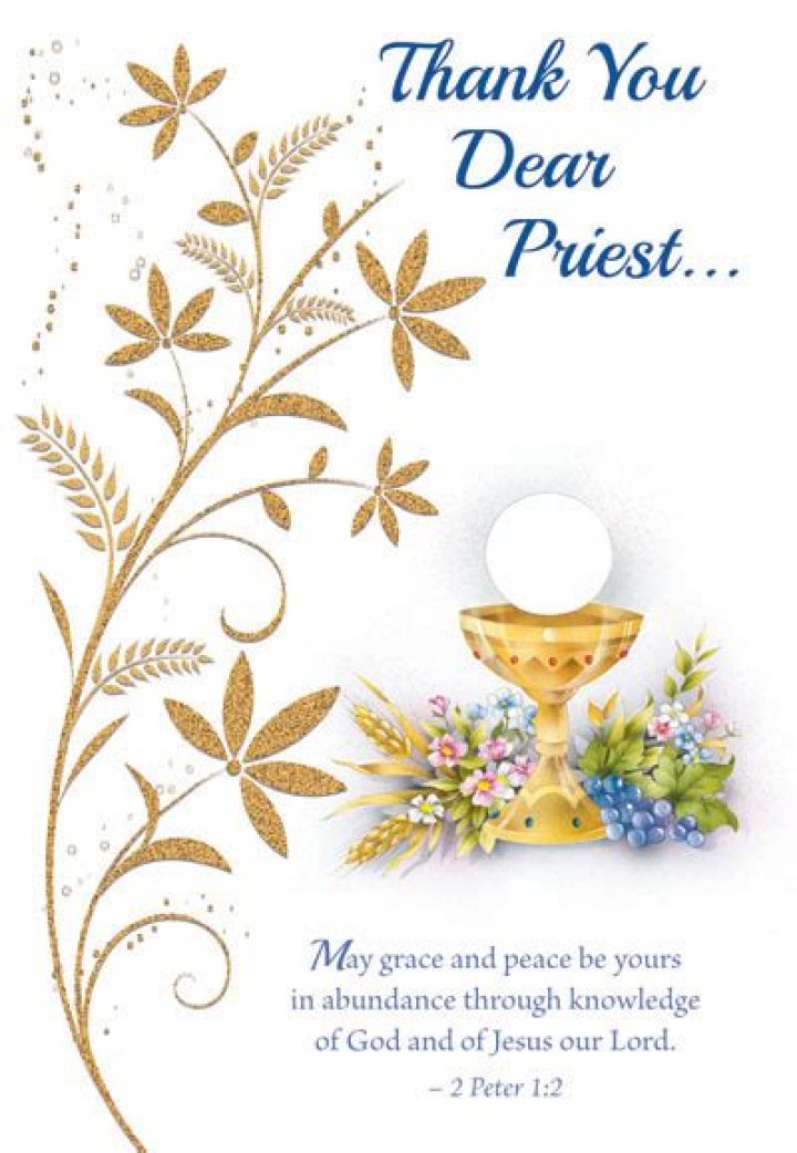 Thank You Letter To Priest // Get FREE Letter Templates (Print or Download)