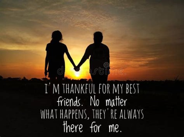 Thankful for my best friends, my safe friends, the friends who are